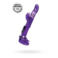 Вибратор с клиторальным стимулятором TOYFA A-Toys  , TPR, Фиолетовый, 22,5 см