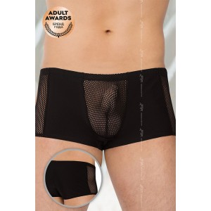 Шорты мужские с сеткой SoftLine Collection, черный, L
