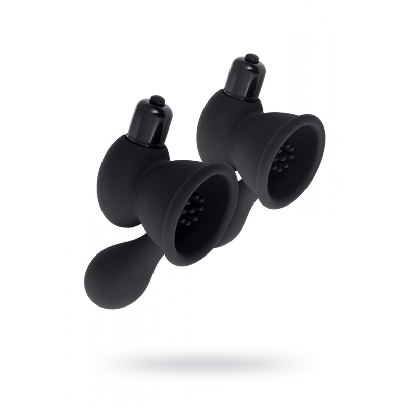 Вибромассажер для сосков TOYFA ,TPR, Черный