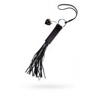 Плеть «Классическая» Pecado BDSM, натуральная кожа, черная