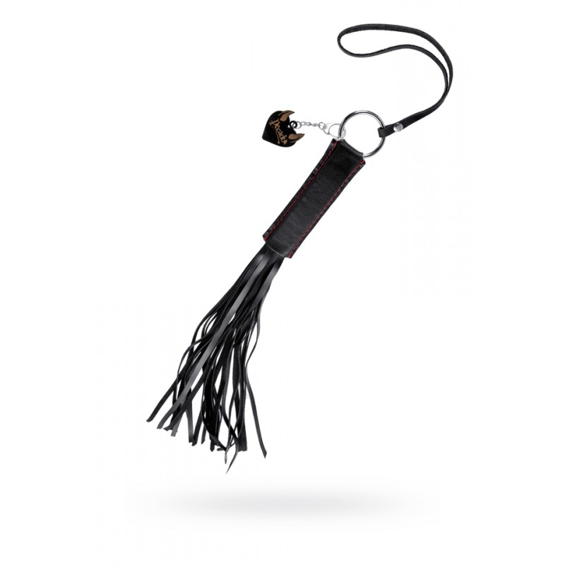 Плеть «Классическая» Pecado BDSM, натуральная кожа, черная