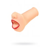 Мастурбатор реалистичный  TOYFA Juicy Pussy Juicy Lips, рот, TPR, телесный, 12,6 см