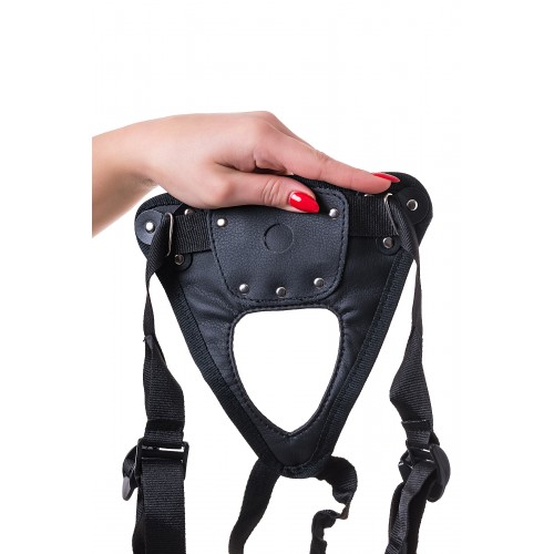 Страпон на креплении TOYFA RealStick Strap-On Harley, TPR, телесный, 17,3 см