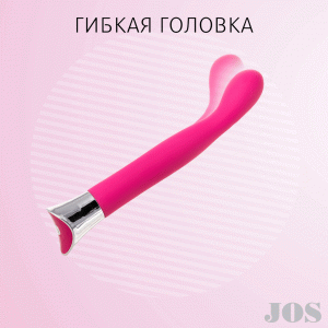 Стимулятор для точки G JOS GAELL, с гибкой головкой, силикон, фиолетовый, 21,6 см. (иной угол)