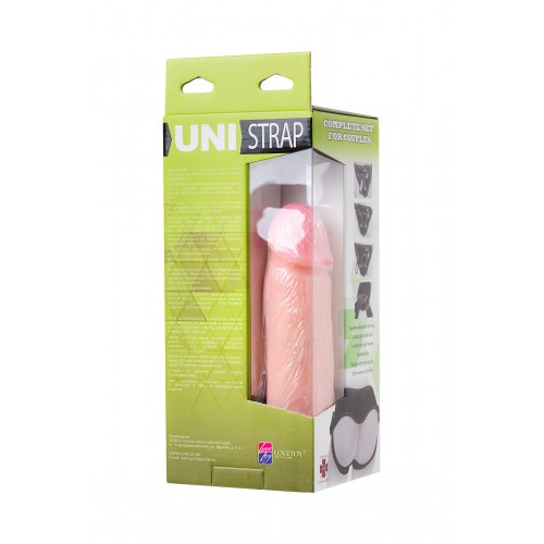 Страпон на креплении LoveToy UNI strap 7 Harness best of all