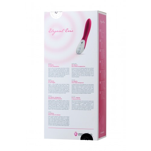 Вибратор Mystim Elegant Eric силиконовый, розовый, 27 см