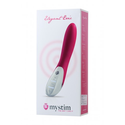Вибратор Mystim Elegant Eric силиконовый, розовый, 27 см