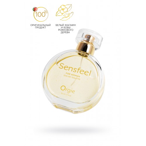 Туалетная вода с феромонами Orgie SENSFEEL, для женщин, 50 мл