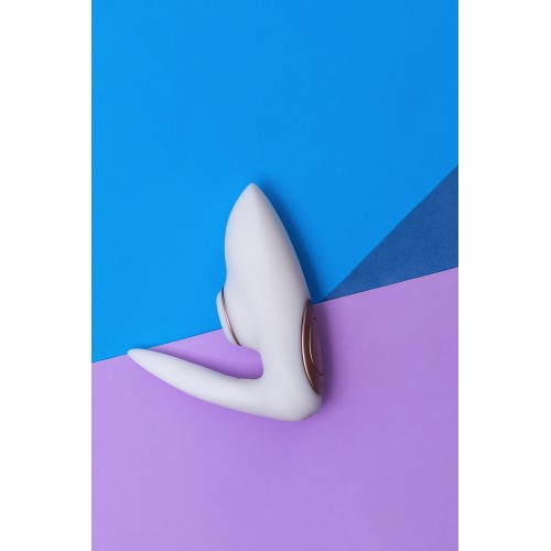 Стимулятор для пар Satisfyer Pro 4 Couples, вакуум-волновой бесконтактный, силикон, белый, 19,5см