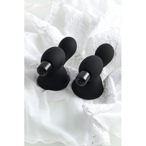 Вибромассажер для сосков TOYFA ,TPR, Черный