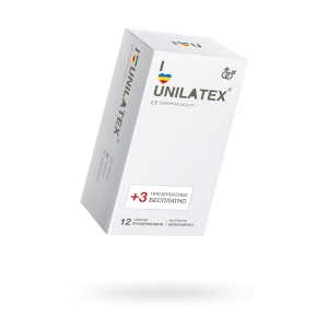 Презервативы Unilatex, multifrutis, аромат, цветные, 19 см, 5,4 см, 15 шт. (иной угол)