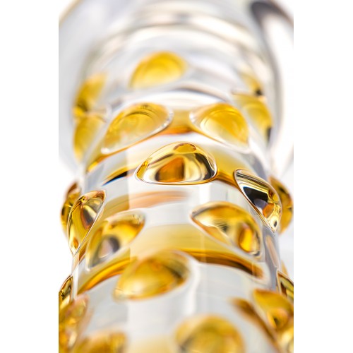 Двусторонний фаллоимитатор Sexus Glass, стекло, прозрачный, 25 см