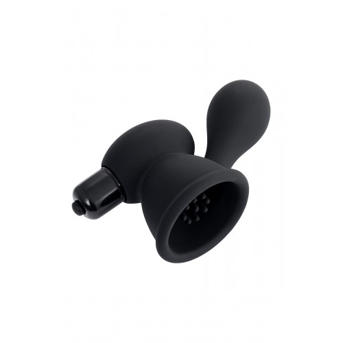 Вибромассажер для сосков TOYFA ,TPR, Черный