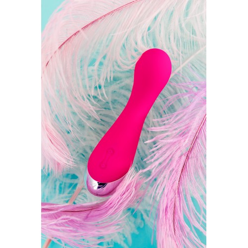 Стимулятор точки G LEROINA Rolly, 10 режимов вибрации, силикон, розовый, 15 см