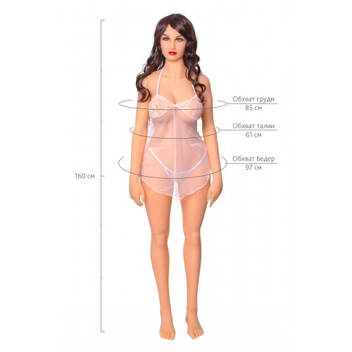 Кукла реалистичная Tessa, TPE, телесная, 160 см