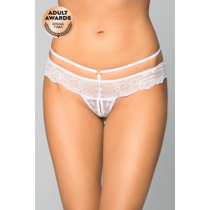 Стринги SoftLine Collection, белый, S/M (иной угол)