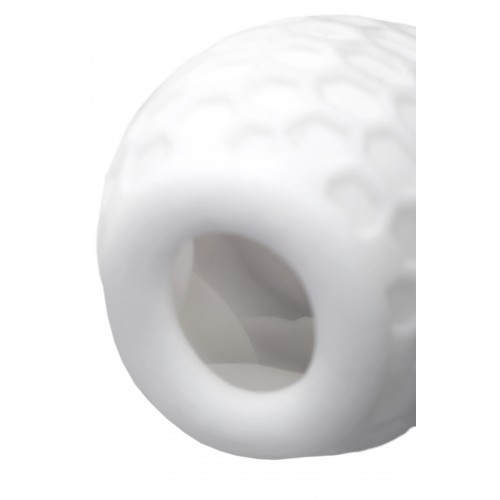 Мастурбатор A-Toys Pufl, ТРЕ, белый, 6 см, Ø 2,7 см