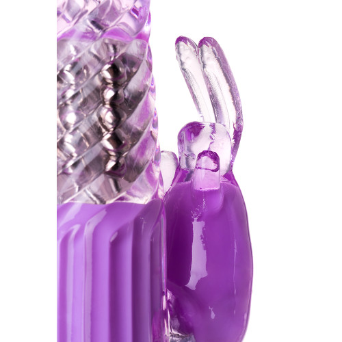 Вибратор с клиторальным стимулятором TOYFA A-Toys  High-Tech fantasy, TPE, Фиолетовый, 22,5 см