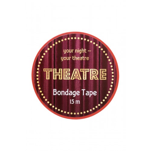 Бондажный скотч TOYFA Theatre, красный, 15 м.