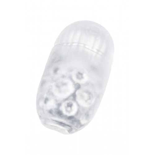 Мастурбатор нереалистичный MEN'S MAX CAPSULE 07 COSMOS TPE, белый, 8 см (В ЗИПЛОКЕ)