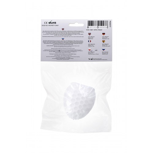 Мастурбатор A-Toys Pufl, ТРЕ, белый, 6 см, Ø 2,7 см