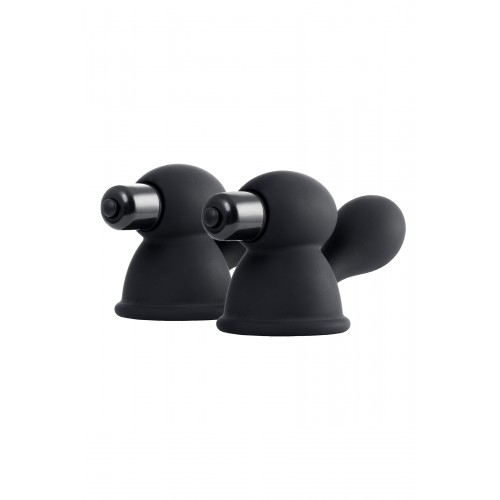 Вибромассажер для сосков TOYFA ,TPR, Черный