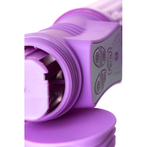 Вибратор с клиторальным стимулятором TOYFA A-Toys  High-Tech fantasy, TPE, Фиолетовый, 22,5 см