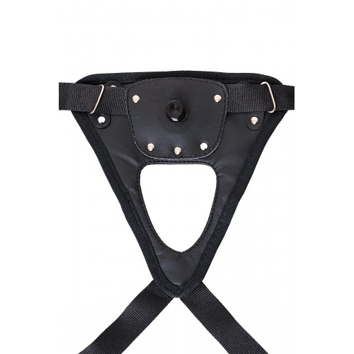 Страпон на креплении TOYFA RealStick Strap-On Harley, TPR, телесный, 17,3 см