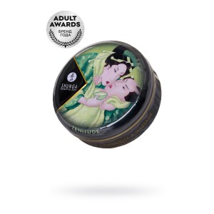 Массажное аромамасло Shunga Zenitude, зелёный чай, 30 мл (иной угол)