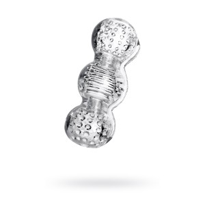 Мастурбатор нереалистичный Lingam by TOYFA  Rashmi , TPE, Прозрачный, 15,5 см (иной угол)