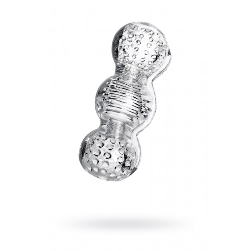 Мастурбатор нереалистичный Lingam by TOYFA  Rashmi , TPE, Прозрачный, 15,5 см