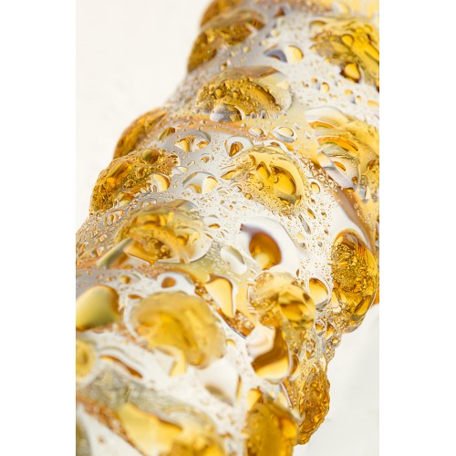 Двусторонний фаллоимитатор Sexus Glass, стекло, прозрачный, 25 см