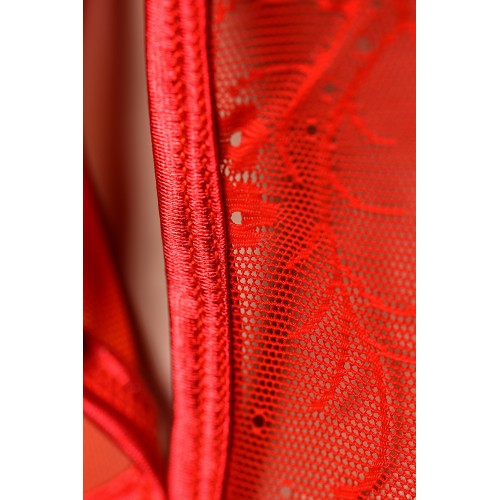 Эротическое боди Candy Girl Charis красное, XL