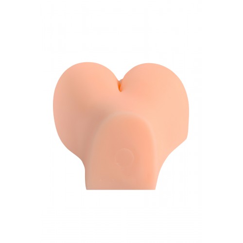 Вибромастурбатор реалистичный вагина+анус, XISE, TPR, телесный, 17 см.