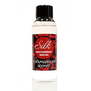 Масло массажное SILK с возбуждающим ароматом иланг-иланга, 50 мл (иной угол)