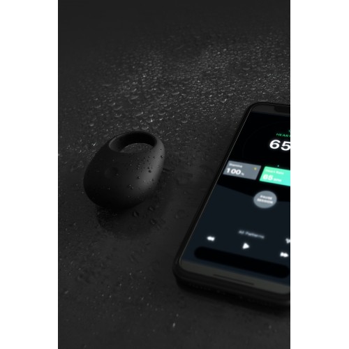 Эрекционное кольцо на пенис OIVITA, ORing Plus, силикон, черный, 6.5 см