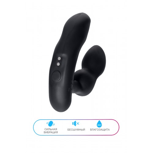 Стимулятор простаты LOVENSE Edge 2, силикон, черный, 12,4 см