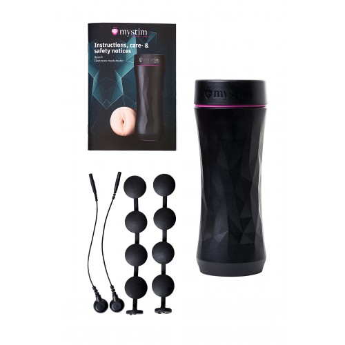 Мастурбатор Mystim Opus E Donut,TPE, телесный, 21,5 см