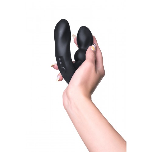 Стимулятор простаты LOVENSE Edge 2, силикон, черный, 12,4 см