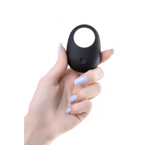 Эрекционное кольцо на пенис OIVITA, ORing Plus, силикон, черный, 6.5 см