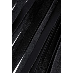 Плеть «Классическая» Pecado BDSM, натуральная кожа, черная (иной угол)