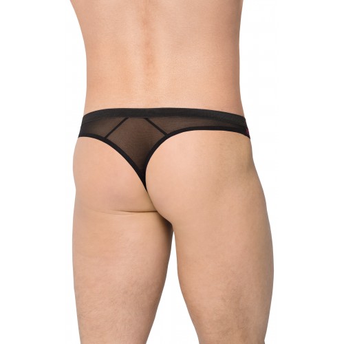 Трусы мужские кружевные SoftLine Collection, черный, L