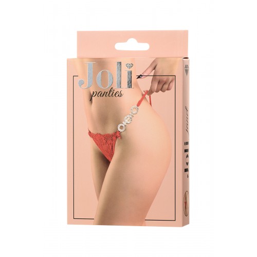 Трусики со стразами Joli Janet, красный, OS