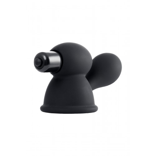 Вибромассажер для сосков TOYFA ,TPR, Черный