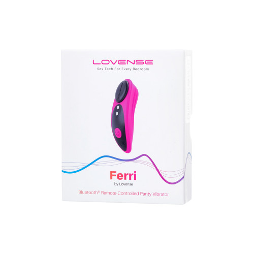 Вибростимулятор клитора в трусики LOVENSE Ferri, силикон, розовый, 7,4 см