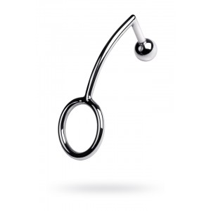 Насадка с анальной втулкой, TOYFA Metal, серебристая