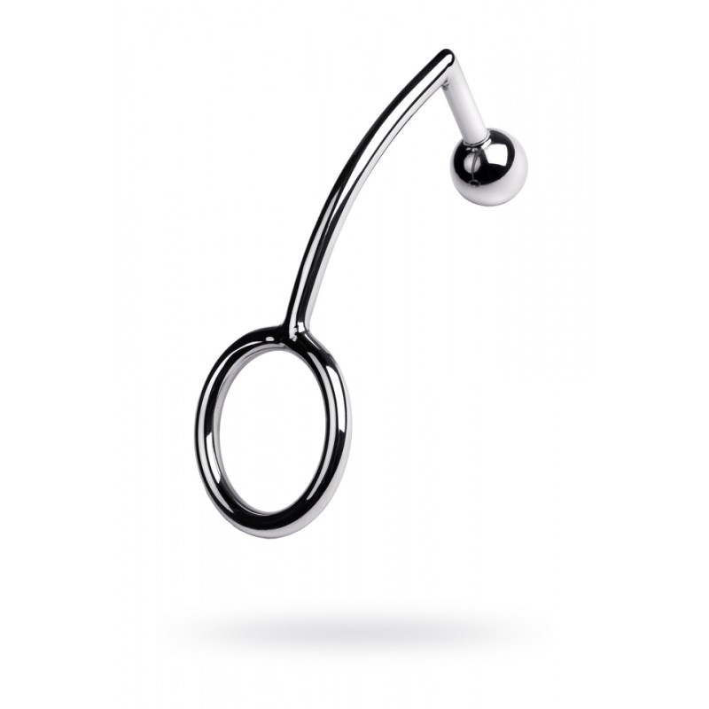 Насадка с анальной втулкой, TOYFA Metal, серебристая