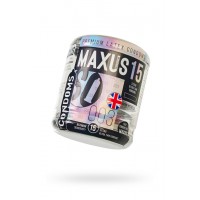 Презервативы Maxus, тонкие, латекс, железный кейс, 18 см, 5,3 см, 15 шт.