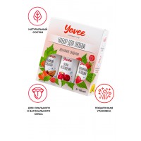 Набор гелей-смазок Yovee для любви (721002+721004+721008), вкус (малина+клубн+клубника/дыня), 3х50мл