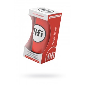 Мастурбатор нереалистичный FIFI MALE, текстиль, красный